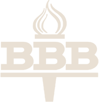 bbb faded logo