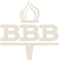 bbb faded logo